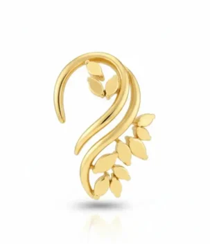 leaf gold kaan cuff 18K ear wrap jewellery